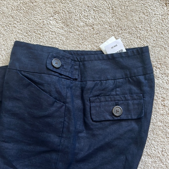 J. Crew | Linen Navy Pants Trousers | 0 - Picture 2 of 9